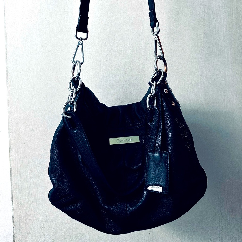 Calvin Klein Slouchy Leather Handbag/Crossbody